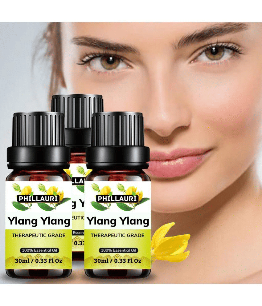     			Phillauri Ylang-Ylang Others Essential Oil Floral With Dropper 90 mL ( Pack of 3 )