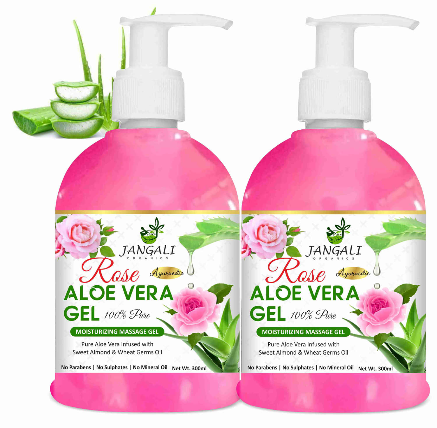 Pure Jangali Organics Moisturizer All Skin Type Aloe Vera ( 600 ml )