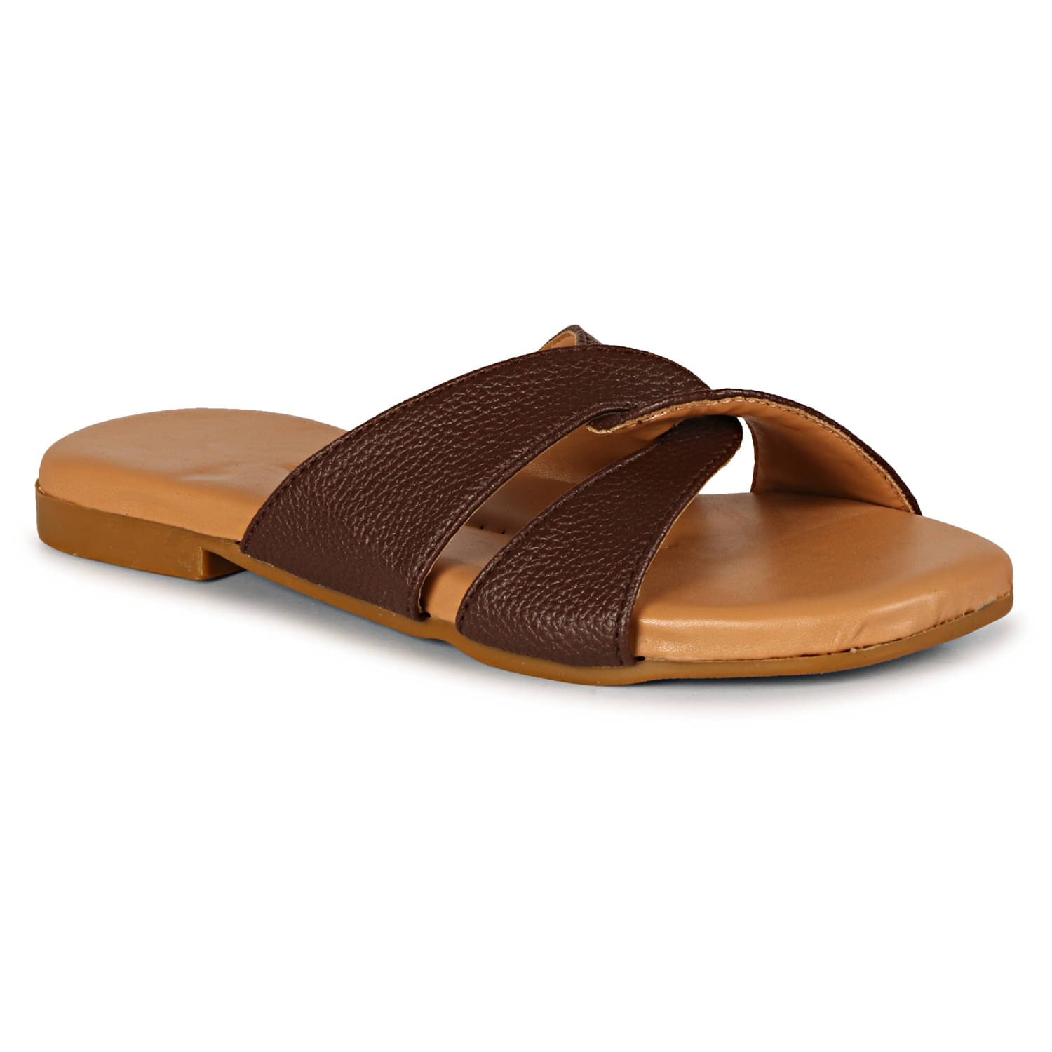     			Saheb Brown Women's Flats