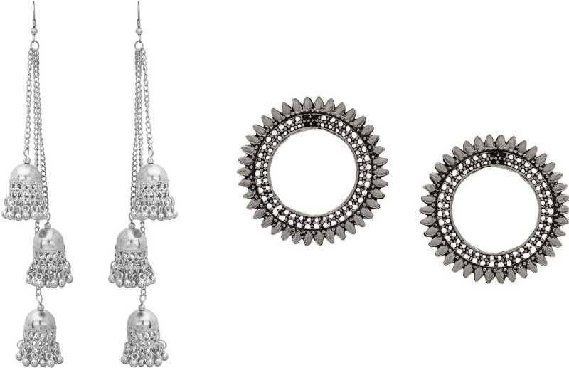     			Samridhi DC Multi Color Jhumki Earrings ( Pack of 1 )