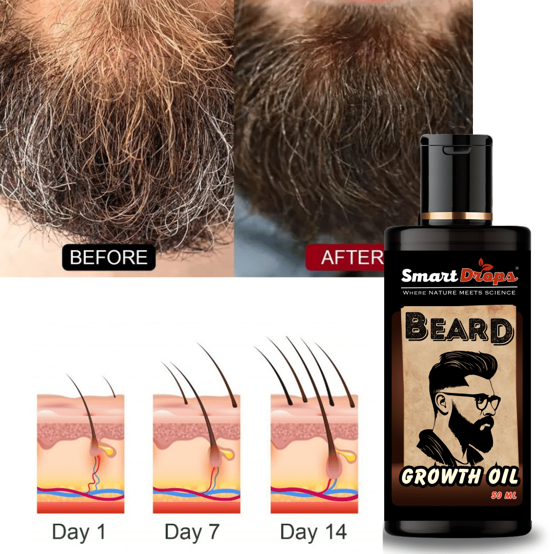Smartdrops Jojoba Oil Growth And Softness Beard Oil 50 ml Smartdrops Jojoba Oil Growth And Softness Beard Oil 50 ml