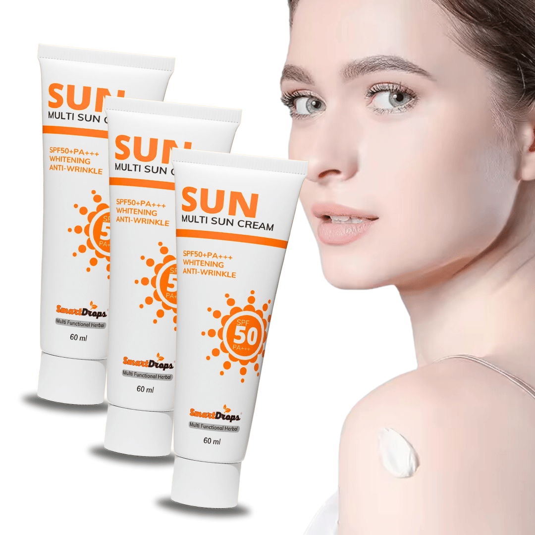     			Smartdrops SPF 15 Sunscreen Cream For All Skin Type ( Pack of 3 )