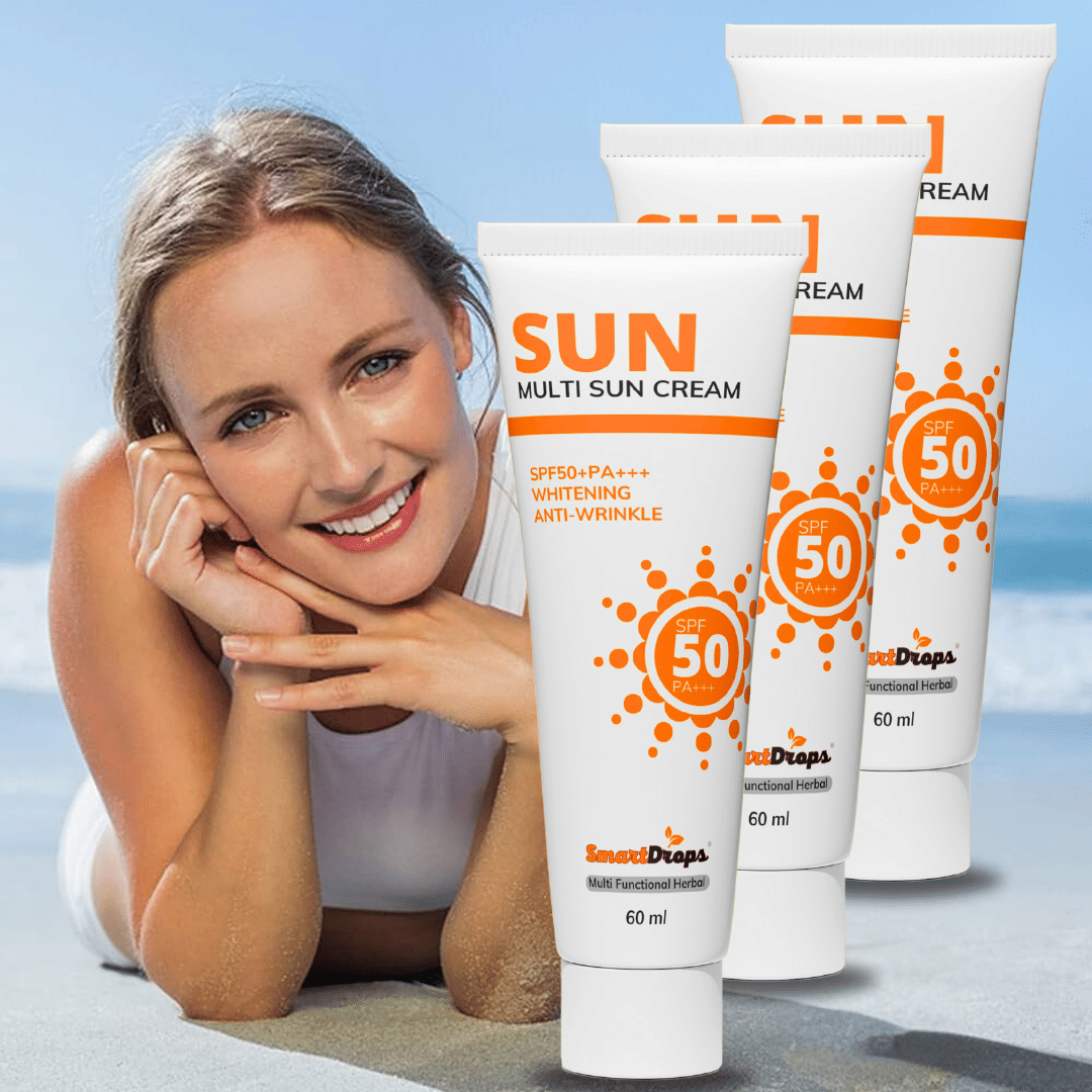    			Smartdrops SPF 15 Sunscreen Cream For All Skin Type ( Pack of 3 )