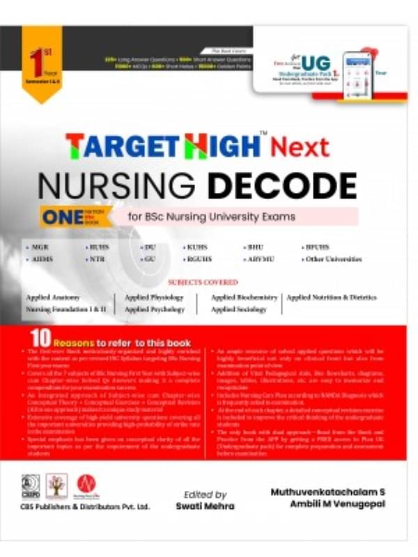 TARGET HIGH NEXT Nursing Decode First Year TARGET HIGH NEXT Nursing Decode First Year