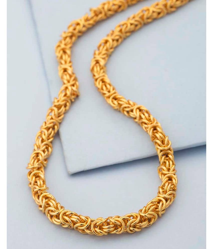 Thrillz Gold Plated Brass Chain ( Pack of 1 )