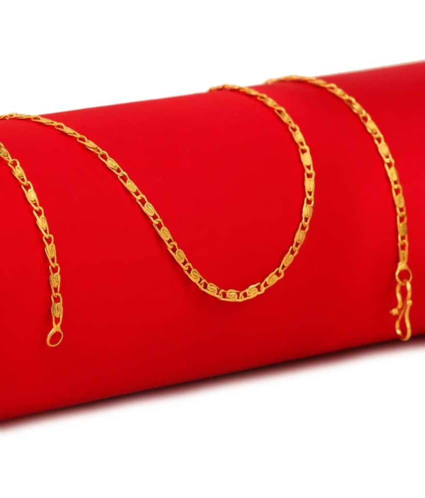 Thrillz Gold Plated Brass Chain ( Pack of 1 )