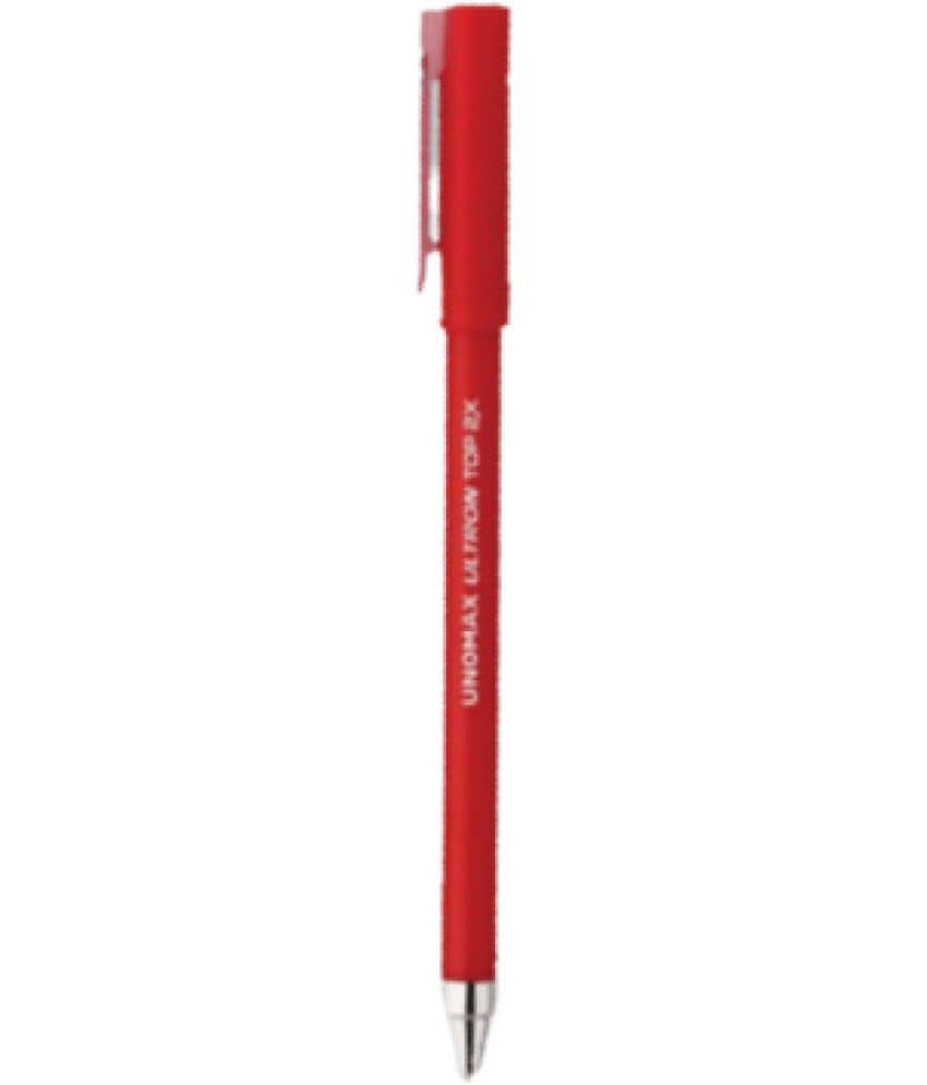 Unomax Ultron Top 2X Ball Pen Red Pack of 30 - Stationery | Buy online on ZillyBuy