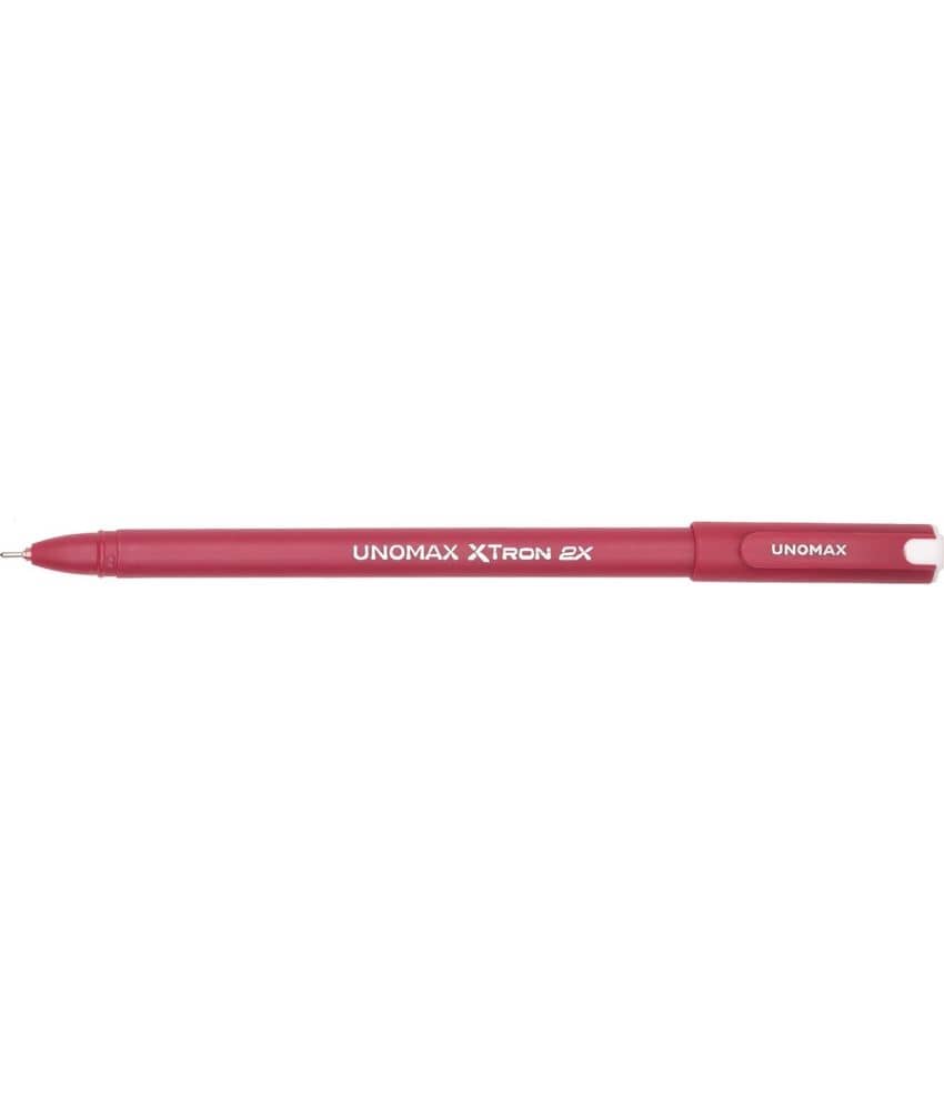 Unomax Xtron 2X Ball Pen Red Pack of 30
