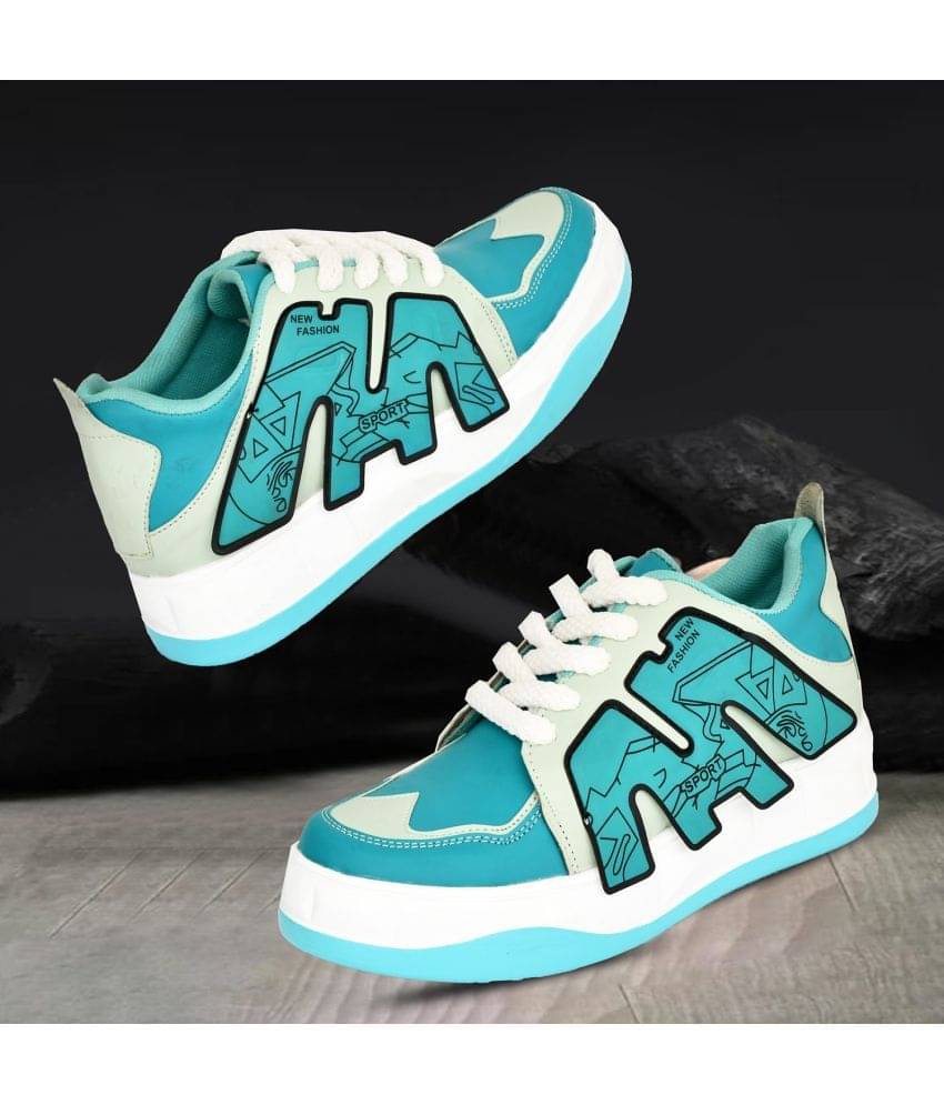     			VATELIO Lightweight, Trendy & Running Blue Men's High Tops Shoes