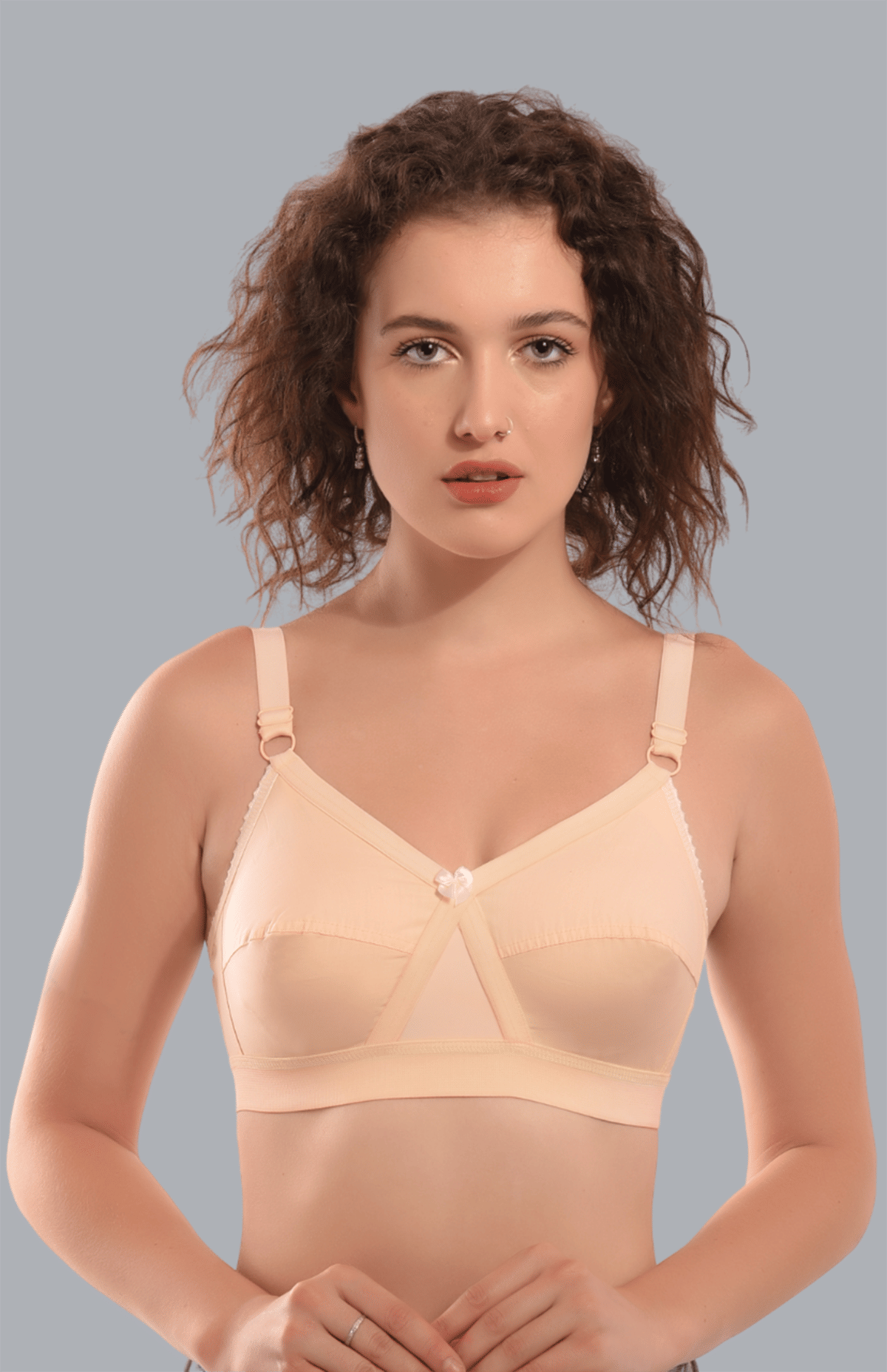 Viral Girl Cotton Non Padded Women's Minimizer Bra ( Beige ) VM-KRUTIKA-SKIN
