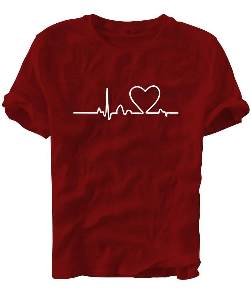 fashion and youth Pack of 1 Cotton Blend Relaxed Fit Men's T-Shirt ( Maroon ) fashion and youth Pack of 1 Cotton Blend Relaxed Fit Men's T-Shirt ( Maroon )
