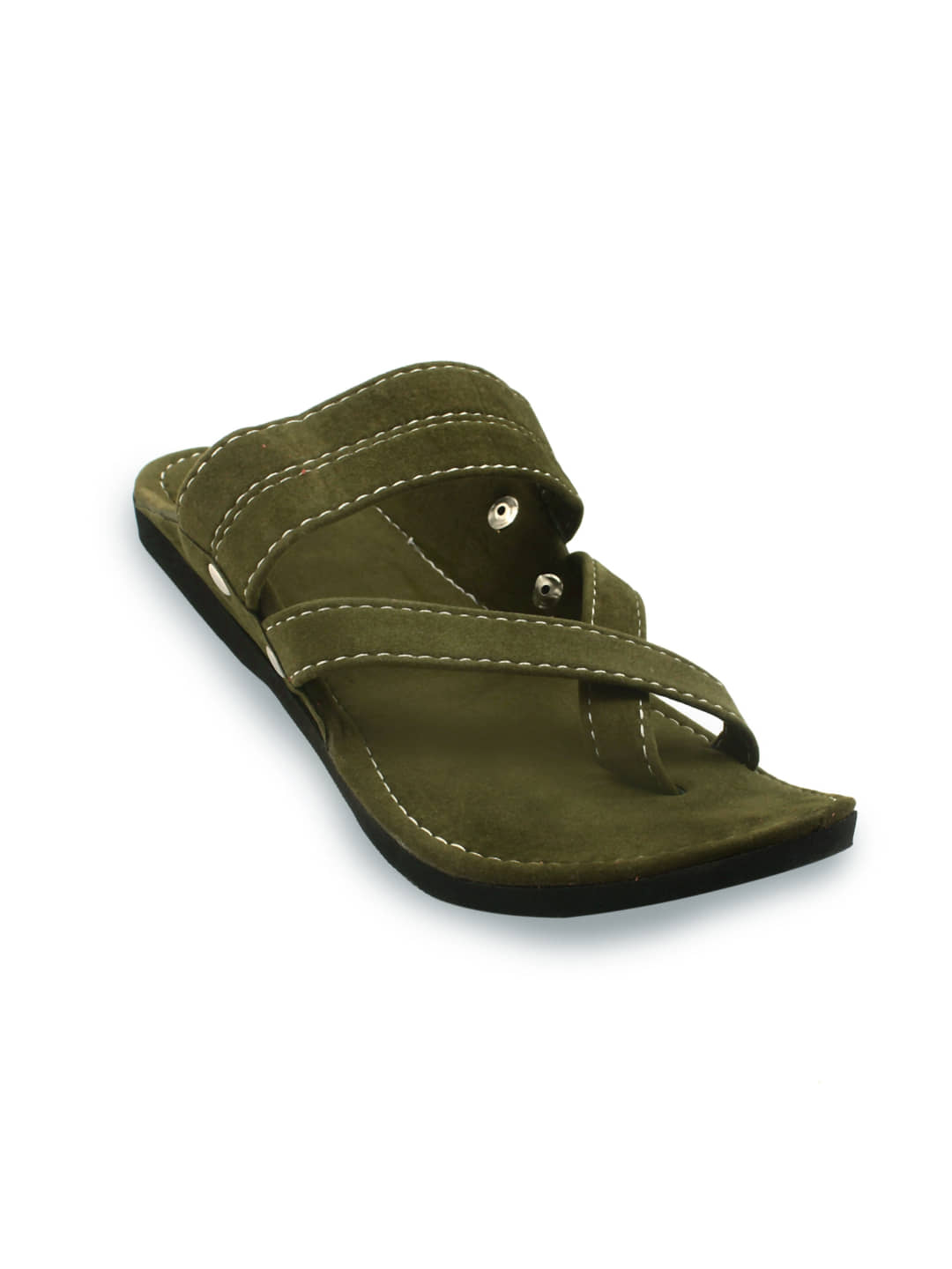 rajeraj Green Men's Kolhapuris - Ethnic Shoes | Buy online on ZillyBuy
