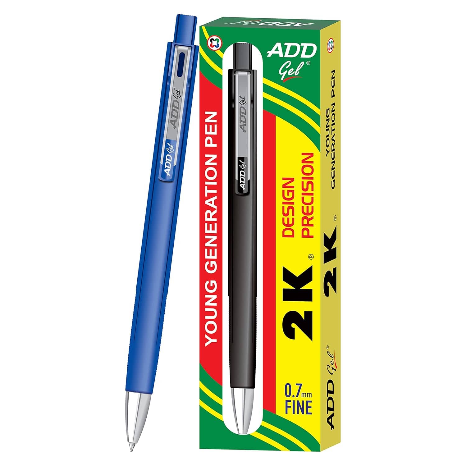 Add Gel 2K Ball Pen Blue Pack Of 15