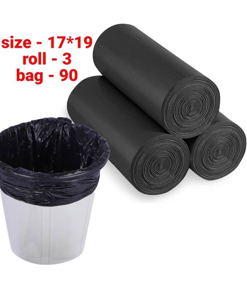 Arni Black Oxo Biodegradable Garbage Bag (17 x 19 inch), Small, Pack of 3 (30 pieces each) Arni Black Oxo Biodegradable Garbage Bag (17 x 19 inch), Small, Pack of 3 (30 pieces each)