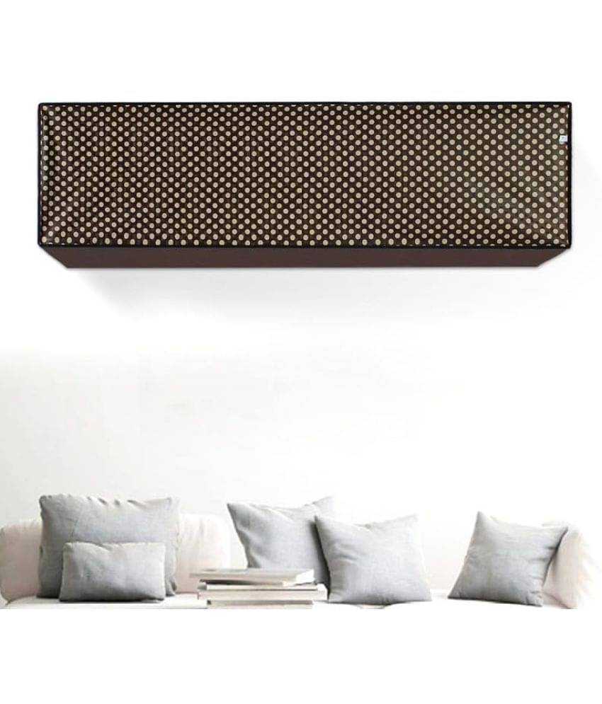 CASA FURNISHING Single Polyester Blend Brown AC Cover for 1.5 Ton Split AC CASA FURNISHING Single Polyester Blend Brown AC Cover for 1.5 Ton Split AC