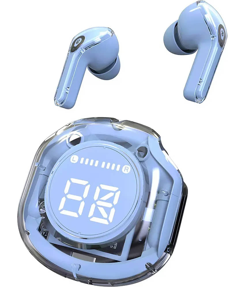 COREGENIX Ultrapodspro Bluetooth True Wireless (TWS) In Ear 8 Hours Playback Low Latency,Powerfull bass IPX4(Splash & Sweat Proof) Blue