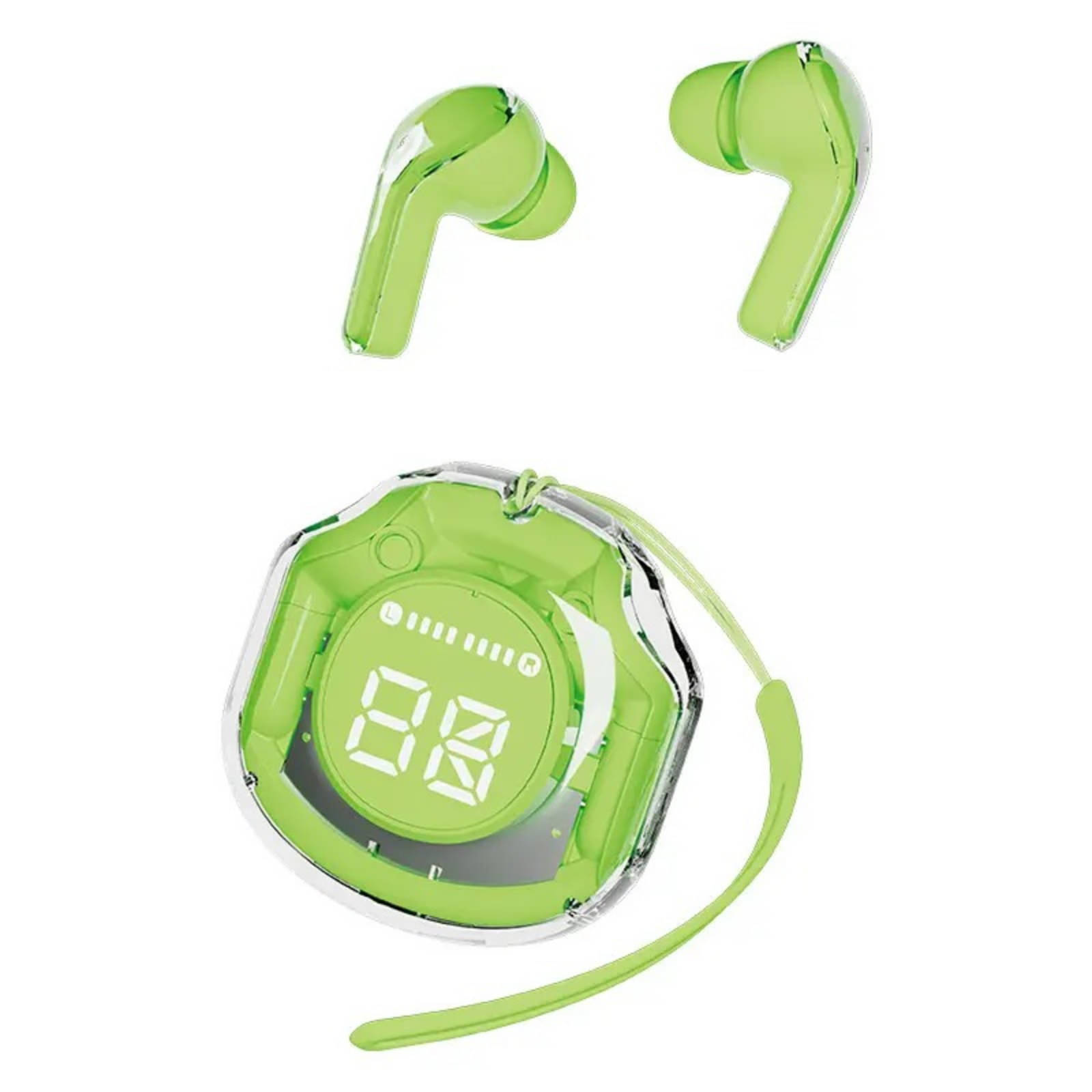     			COREGENIX Ultrapodspro Bluetooth True Wireless (TWS) In Ear 8 Hours Playback Low Latency,Powerfull bass IPX4(Splash & Sweat Proof) Green