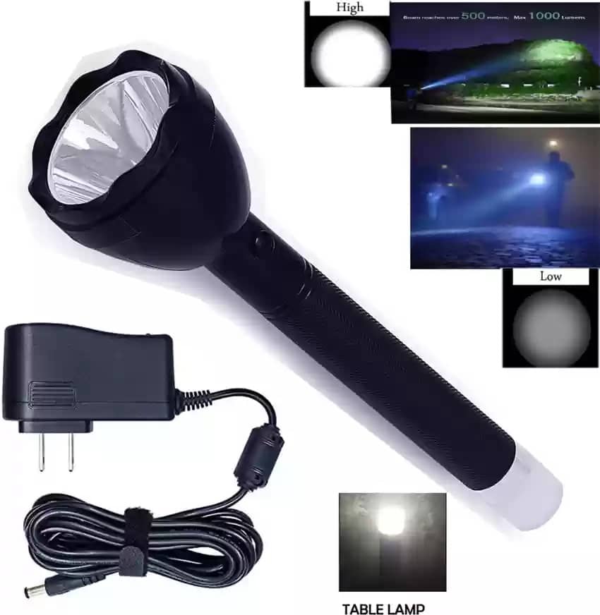 Mayra - 2W Rechargeable Flashlight Torch ( Pack of 1 )