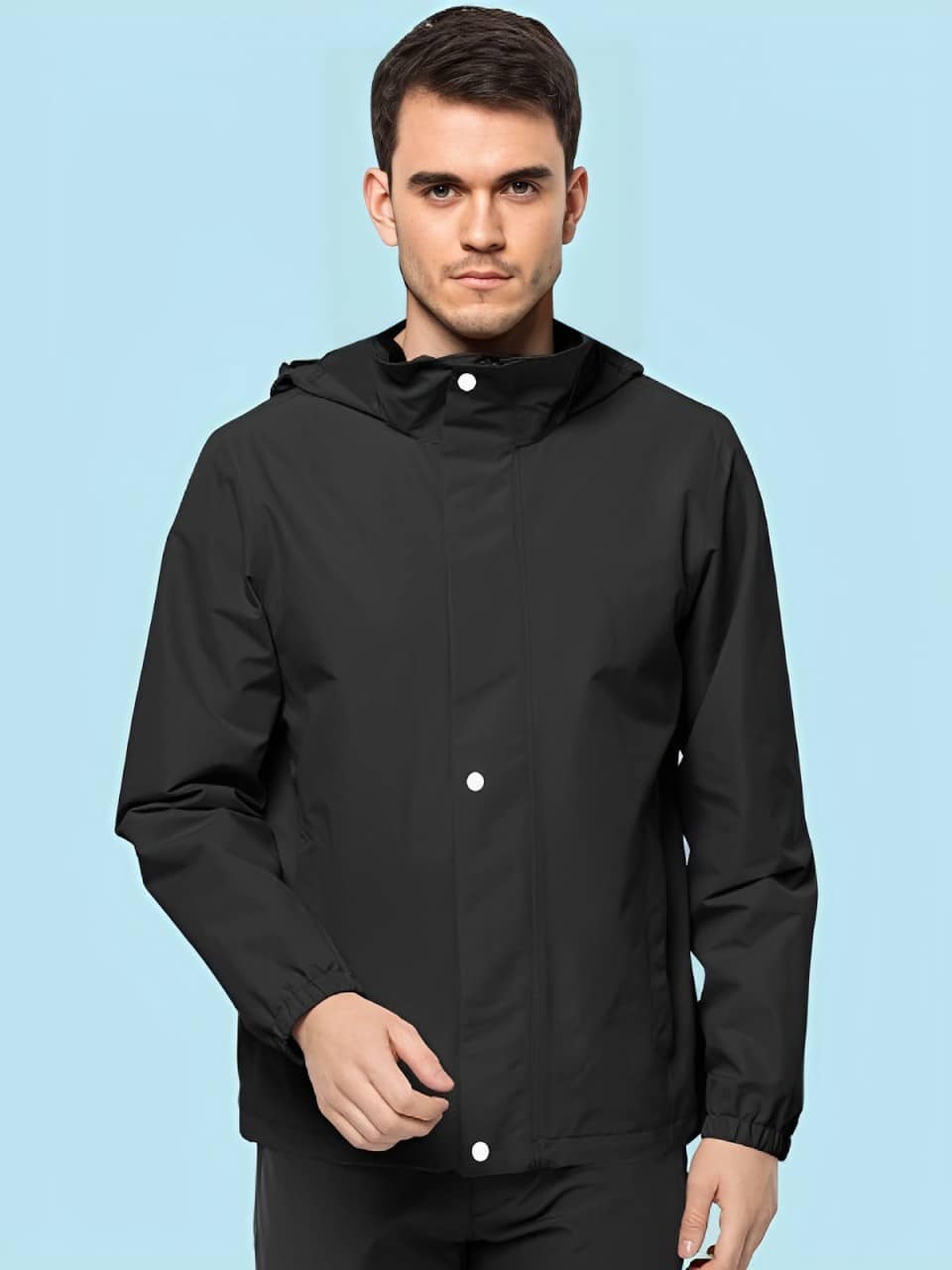 PP Kurtis Black Polyester Men's Rain Suit ( Pack of 1 )