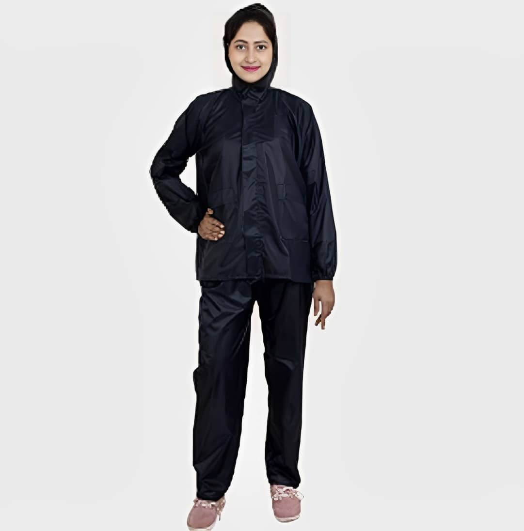 PP Kurtis Raincoat Set - Black