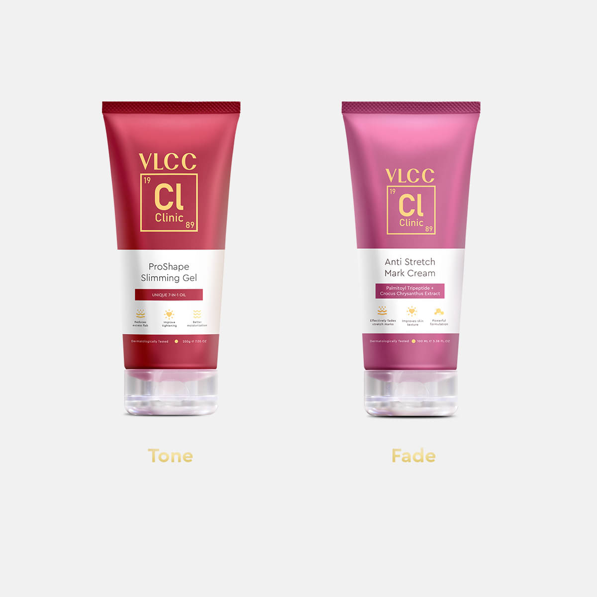 VLCC Clinic Firming & Slimming Regime (Slimming Gel - 200 g & Anti Stretch Mark Cream - 100 ml) VLCC Clinic Firming & Slimming Regime (Slimming Gel - 200 g & Anti Stretch Mark Cream - 100 ml)
