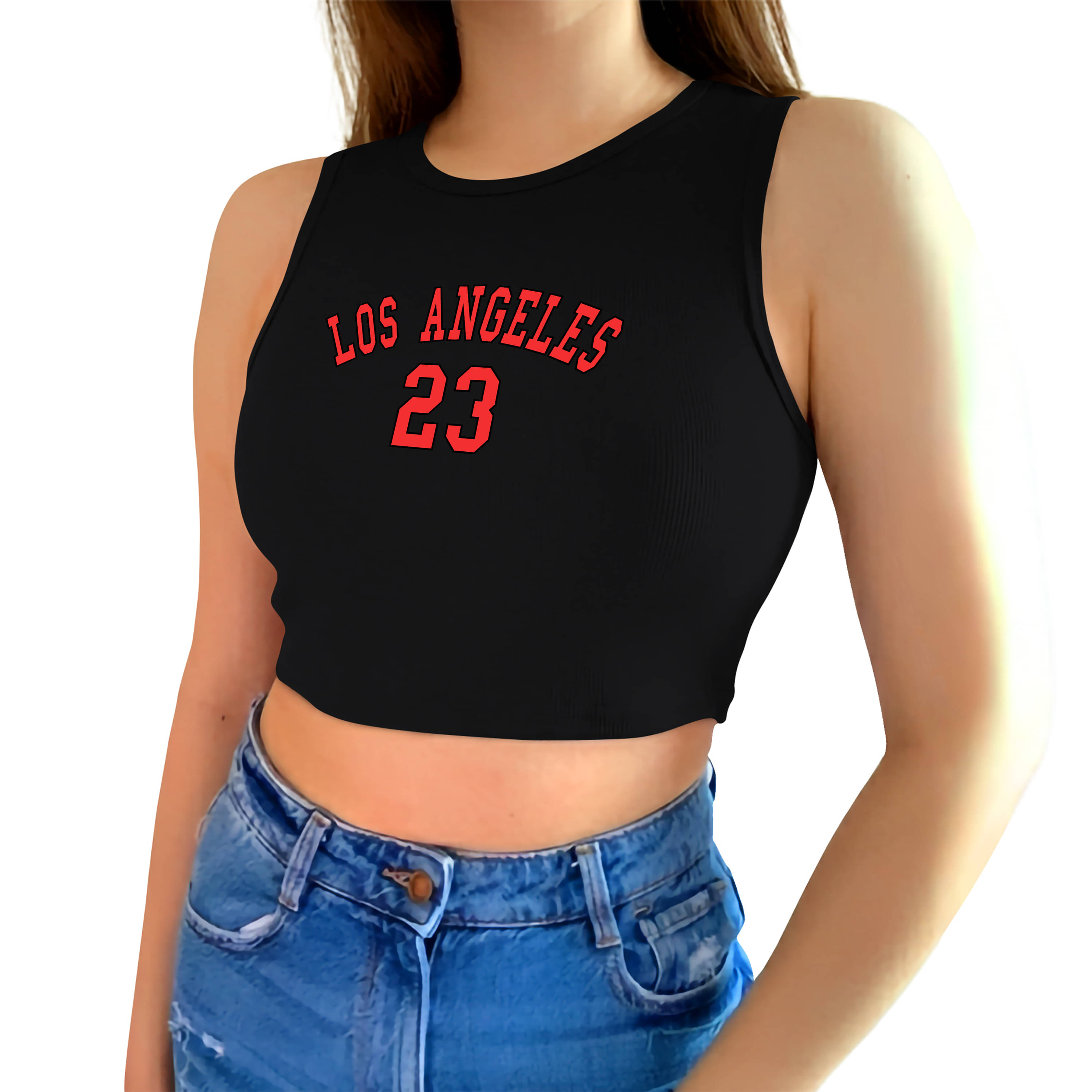     			fashion and youth Women's Cotton Blend Crop Top ( Black )