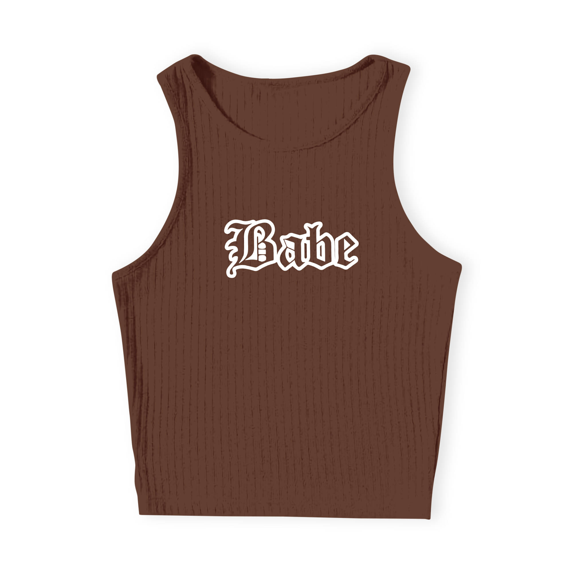     			fashion and youth Women's Cotton Blend Crop Top ( Brown )