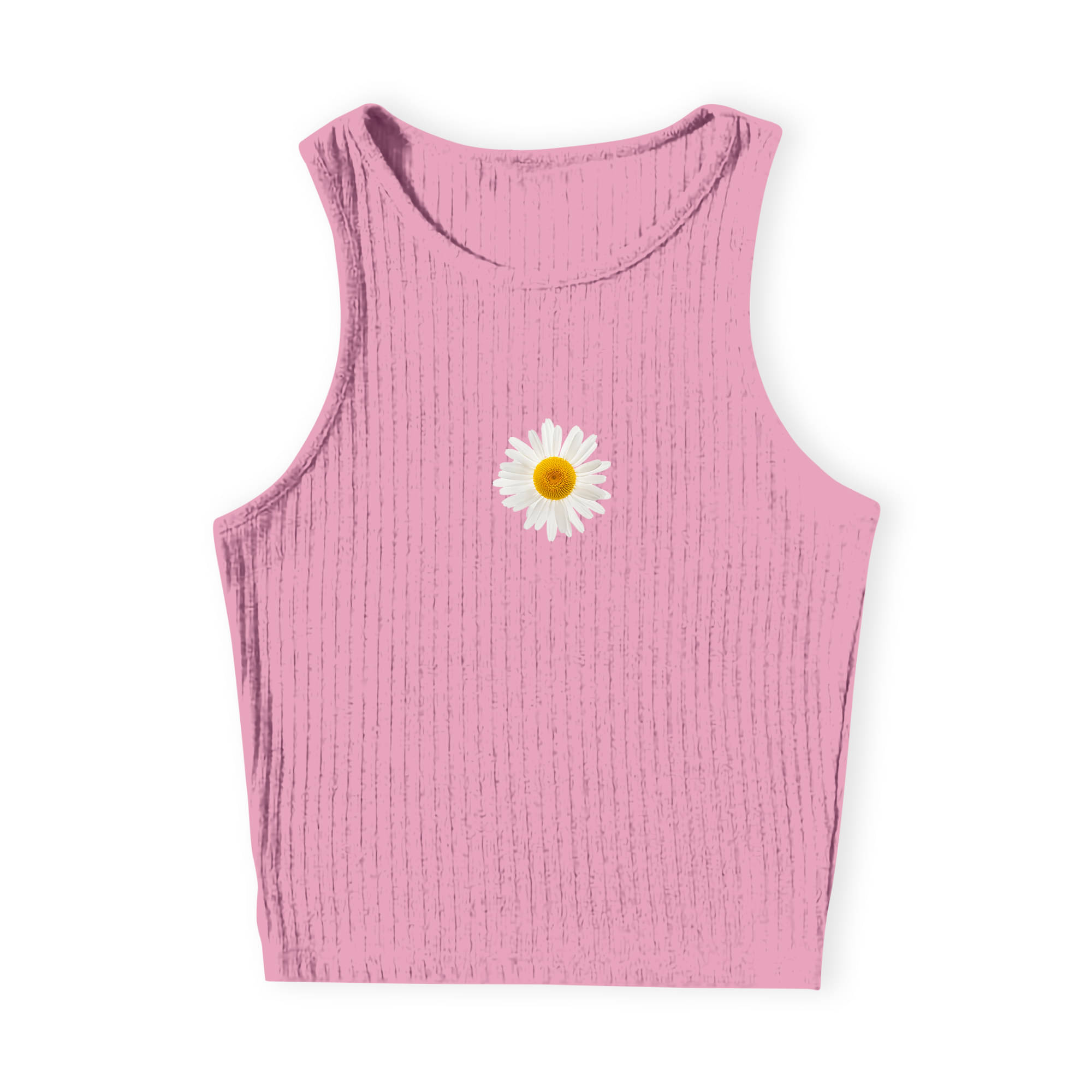     			fashion and youth Women's Cotton Blend Crop Top ( Pink )