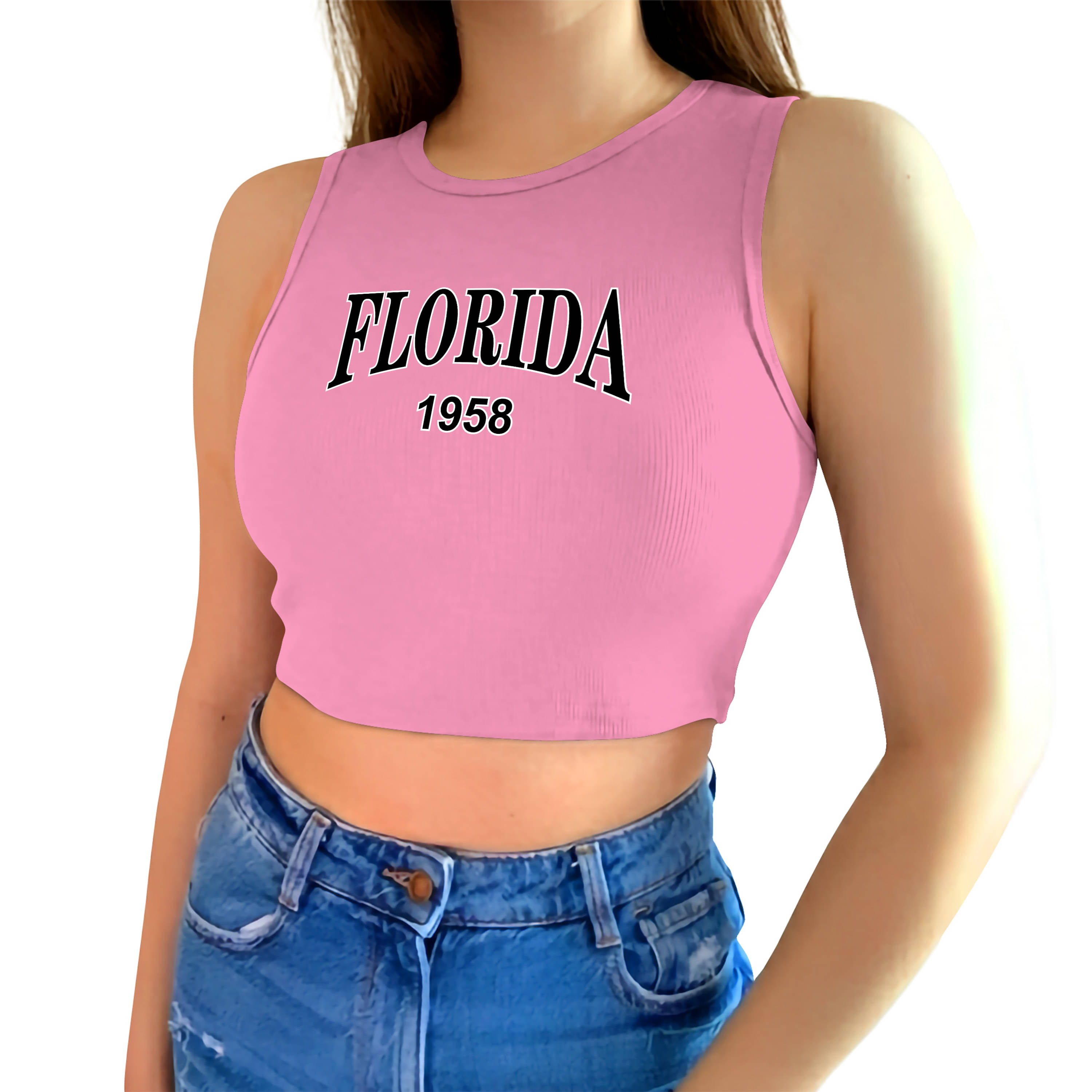 fashion and youth Women's Cotton Blend Crop Top ( Pink ) fashion and youth Women's Cotton Blend Crop Top ( Pink )