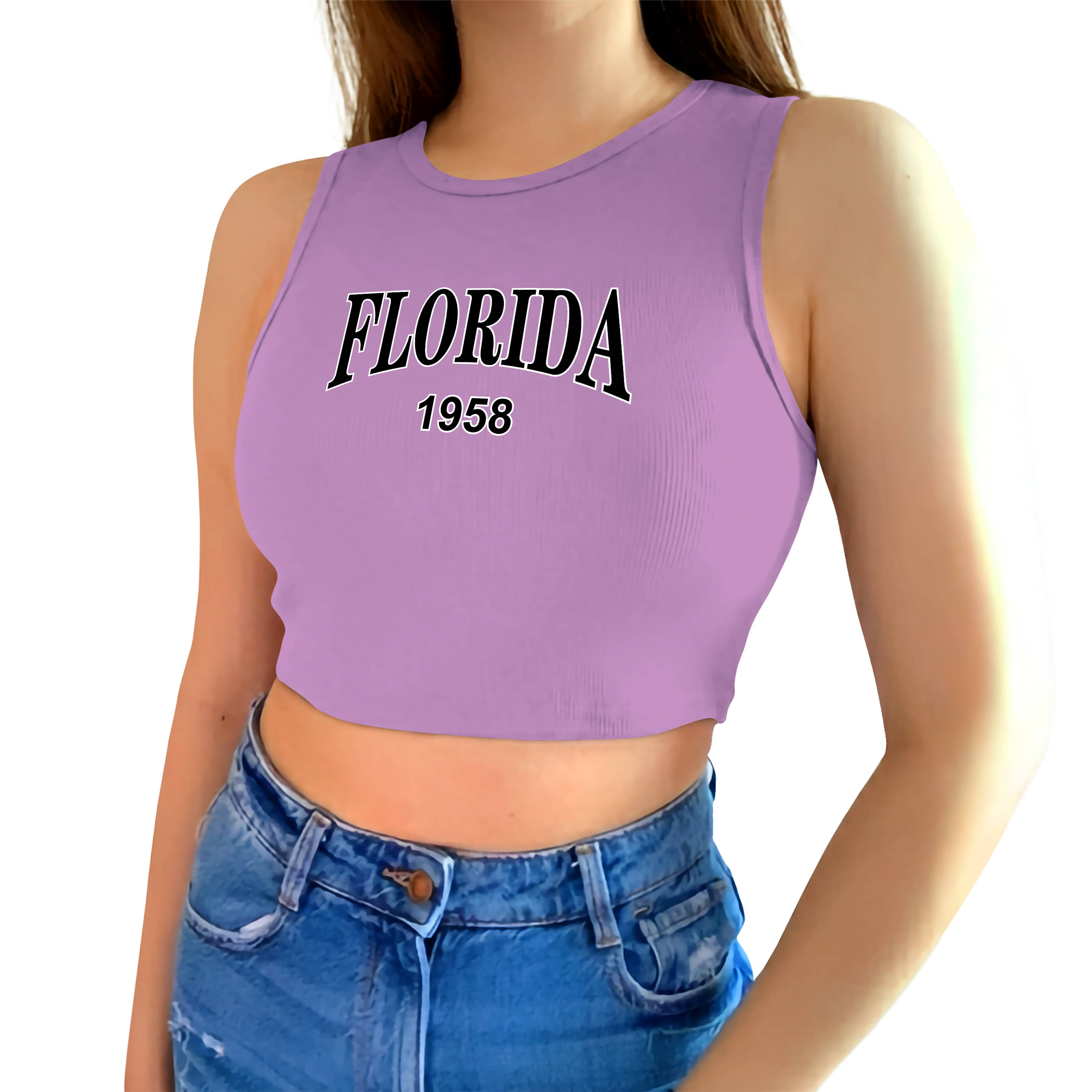 fashion and youth Women's Cotton Blend Crop Top ( Purple ) fashion and youth Women's Cotton Blend Crop Top ( Purple )