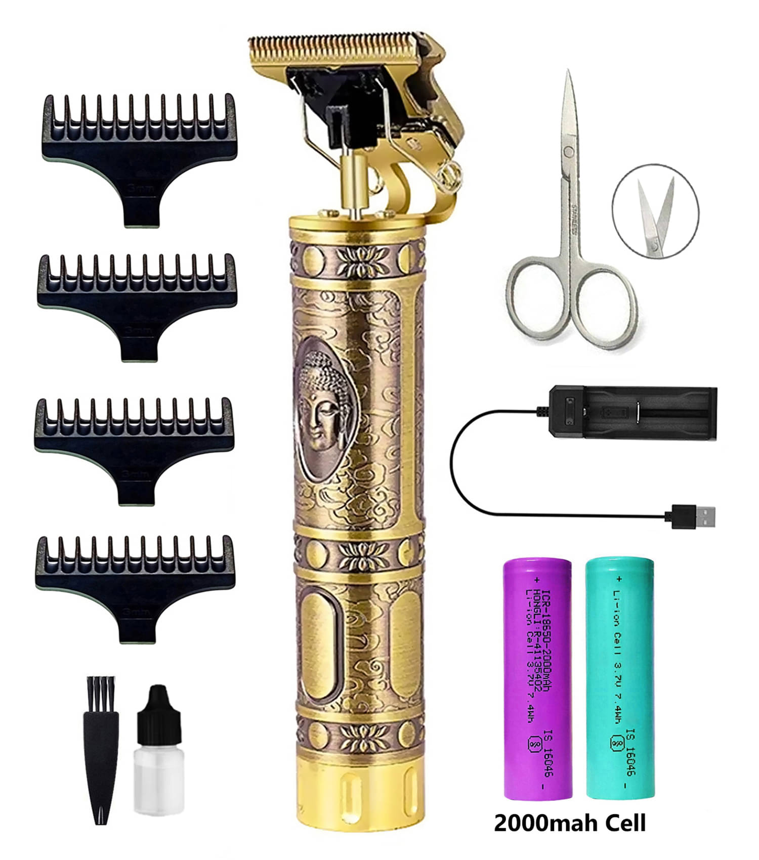     			geemy T9 With Long Backup Multicolor Cordless Beard Trimmer With 45 minutes Runtime