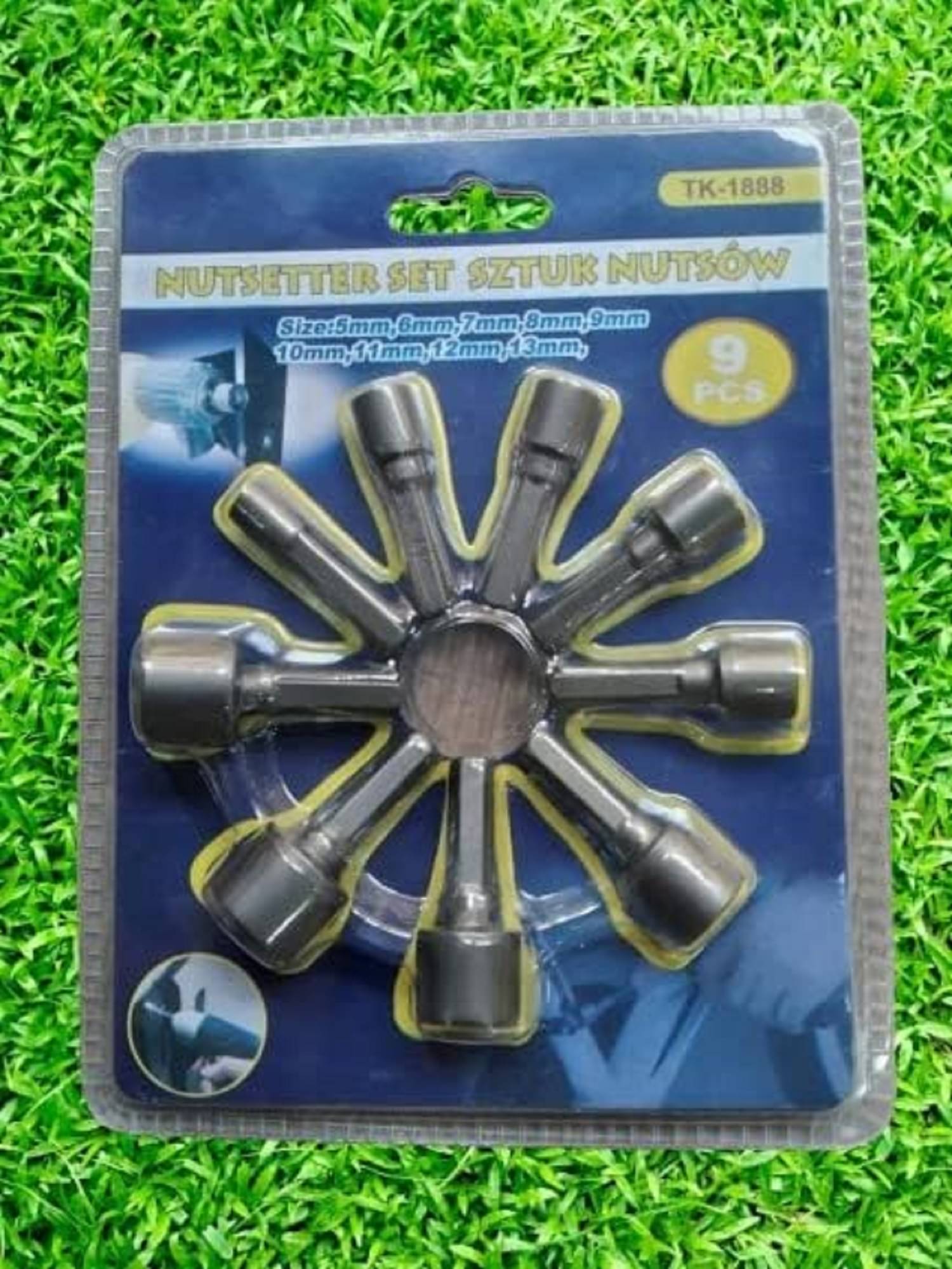 9pcs 1/4"" Hex Shank Power Nut Driver Drill Bit Socket Wrench Screw 5-13mm Magnetic Nut Driver Set     			9pcs 1/4"" Hex Shank Power Nut Driver Drill Bit Socket Wrench Screw 5-13mm Magnetic Nut Driver Set