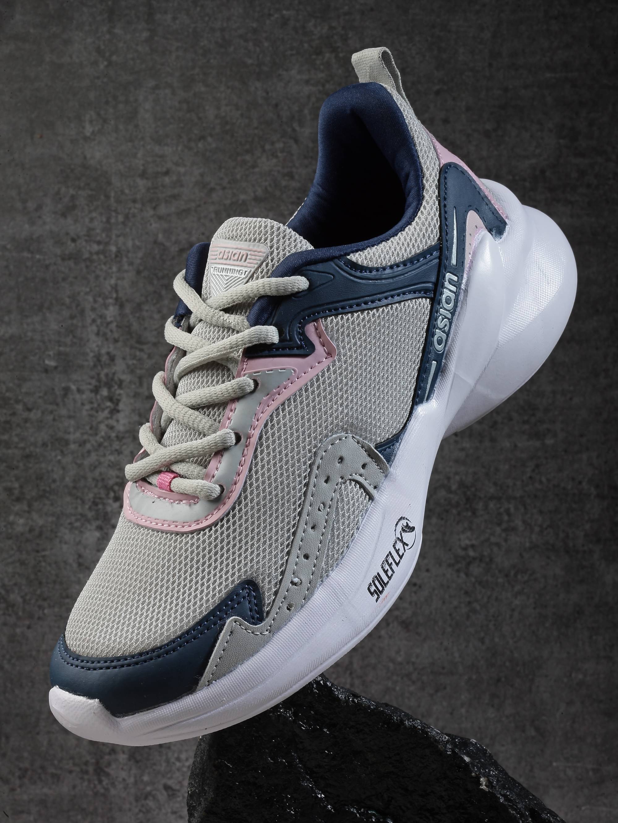     			ASIAN - Gray Women's Running Shoes