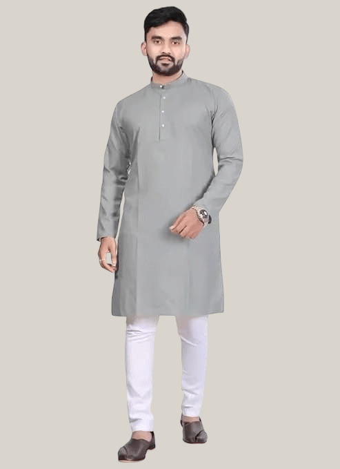 Balaji's Blue Cotton Blend Regular Fit Men's Kurta Pyjama Set ( Pack of 1 ) - Kurtas & Kurta Sets | Buy online on ZillyBuy