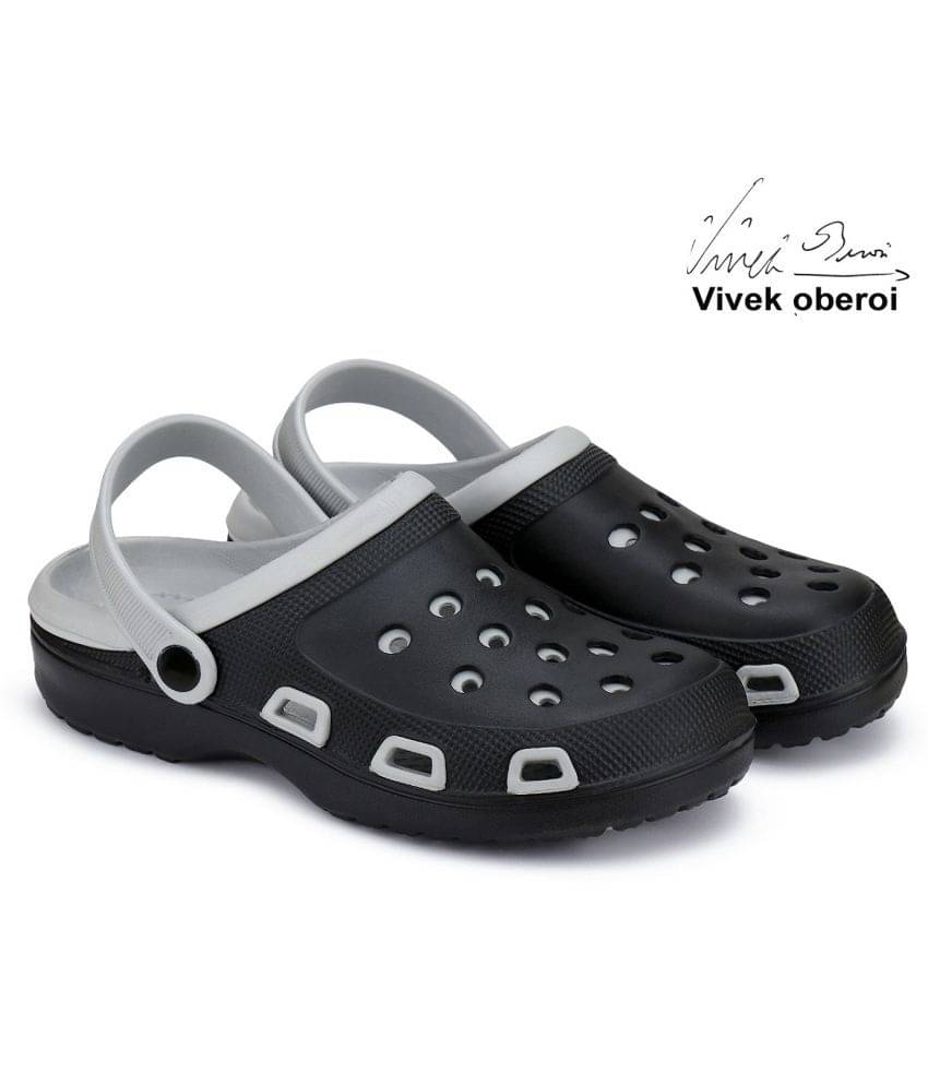     			Bersache - Black Men's Clogs
