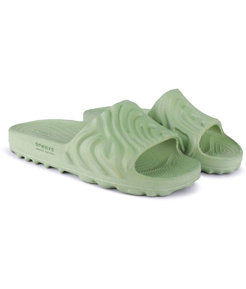     			Bersache Green Men's Slide Flip Flop