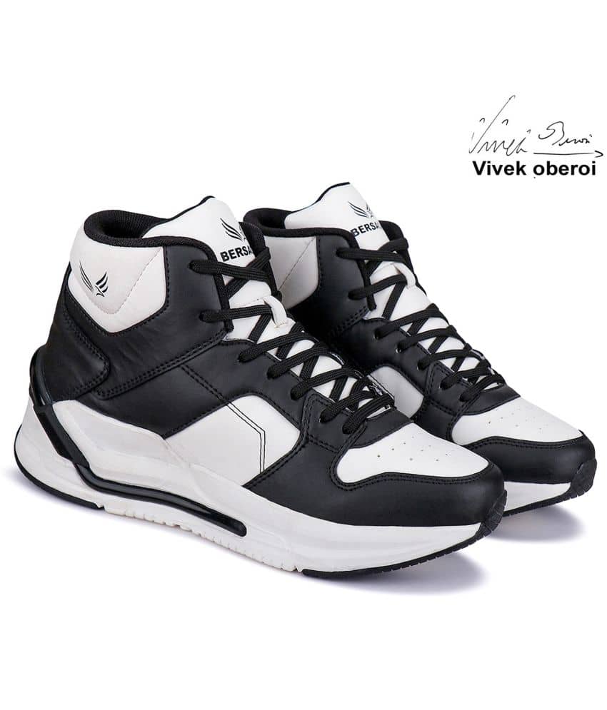 Bersache Sport Shoes Black Men's Sports Running Shoes - Sports Shoes | Buy online on ZillyBuy