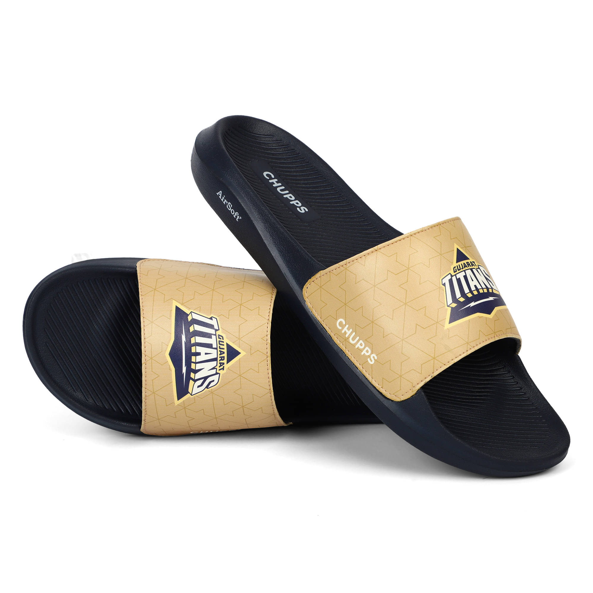     			CHUPPS Beige Men's Slide Flip Flop