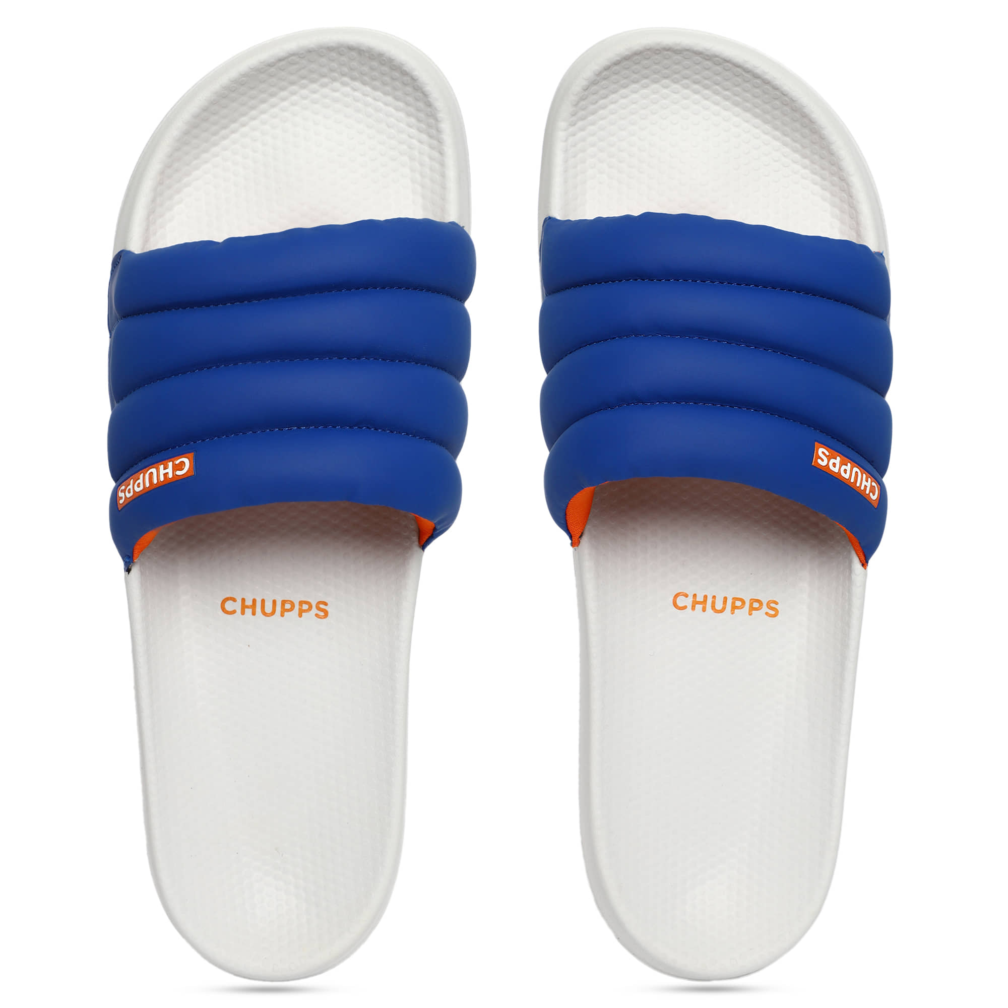 CHUPPS Blue Men's Slide Flip Flop