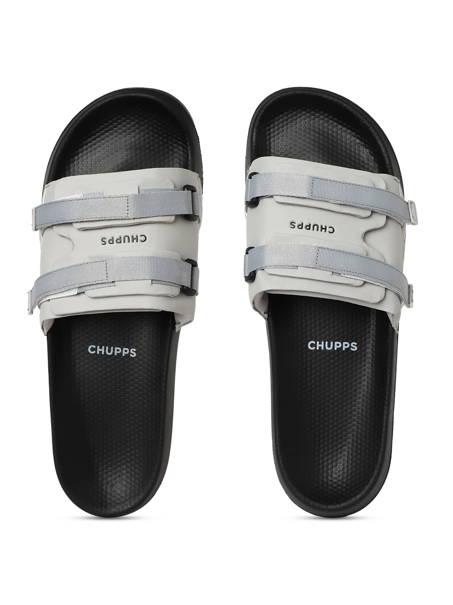 CHUPPS Dark Grey Men's Slide Flip Flop