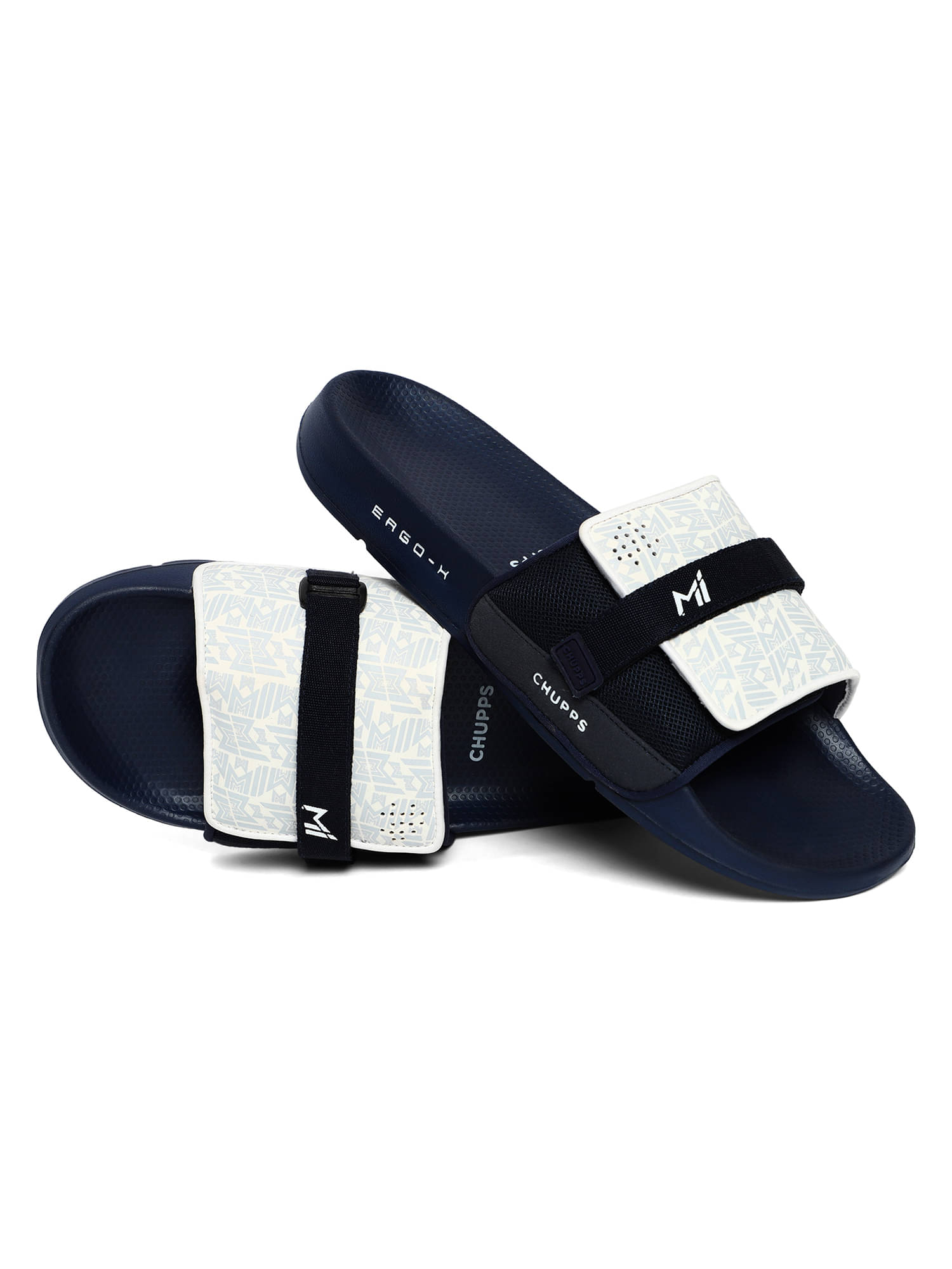     			CHUPPS Navy Blue Men's Slide Flip Flop