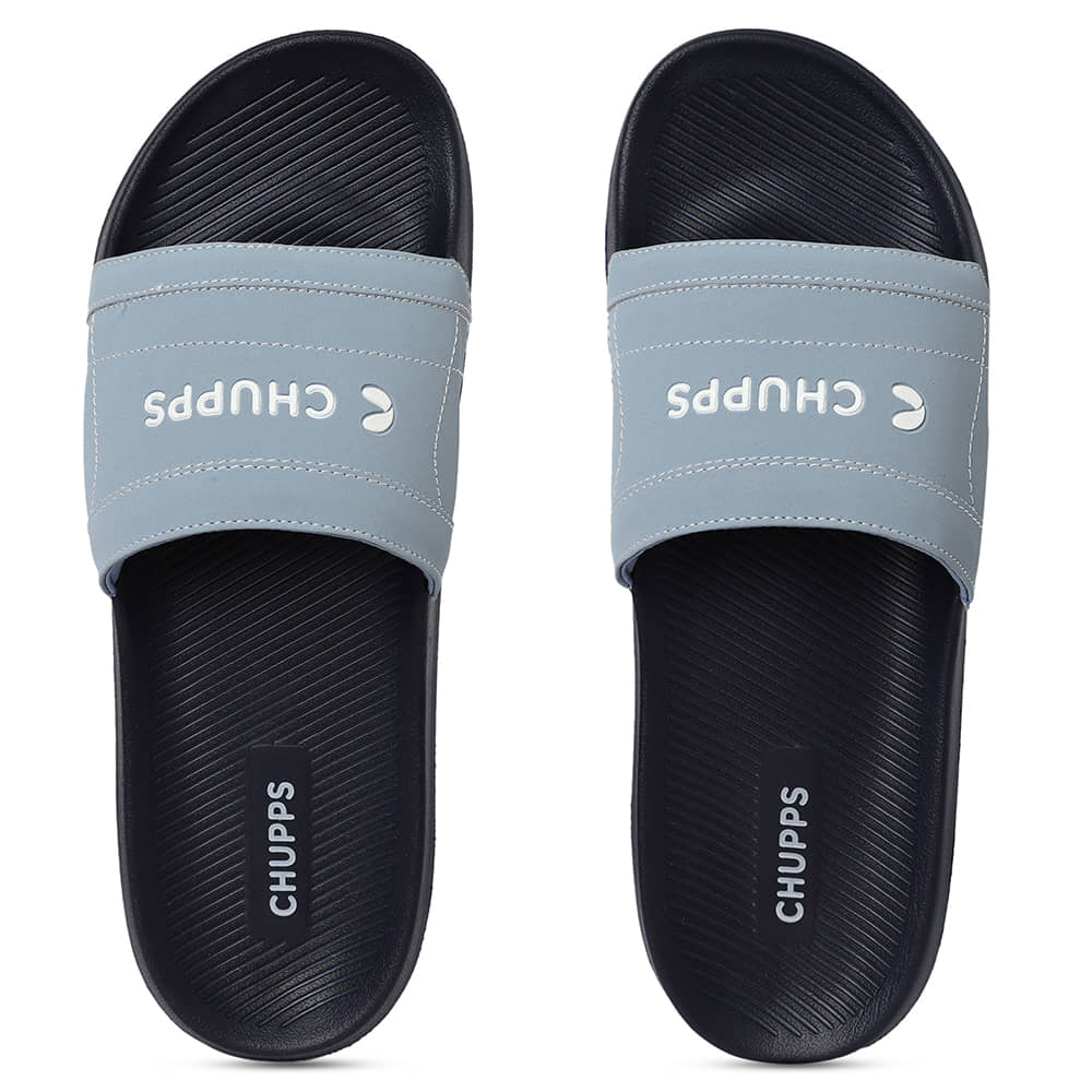 CHUPPS Navy Men's Slide Flip Flop