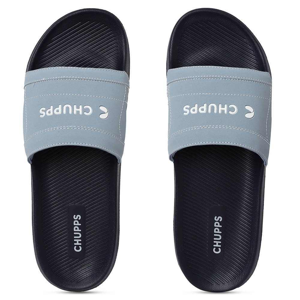     			CHUPPS Navy Men's Slide Flip Flop