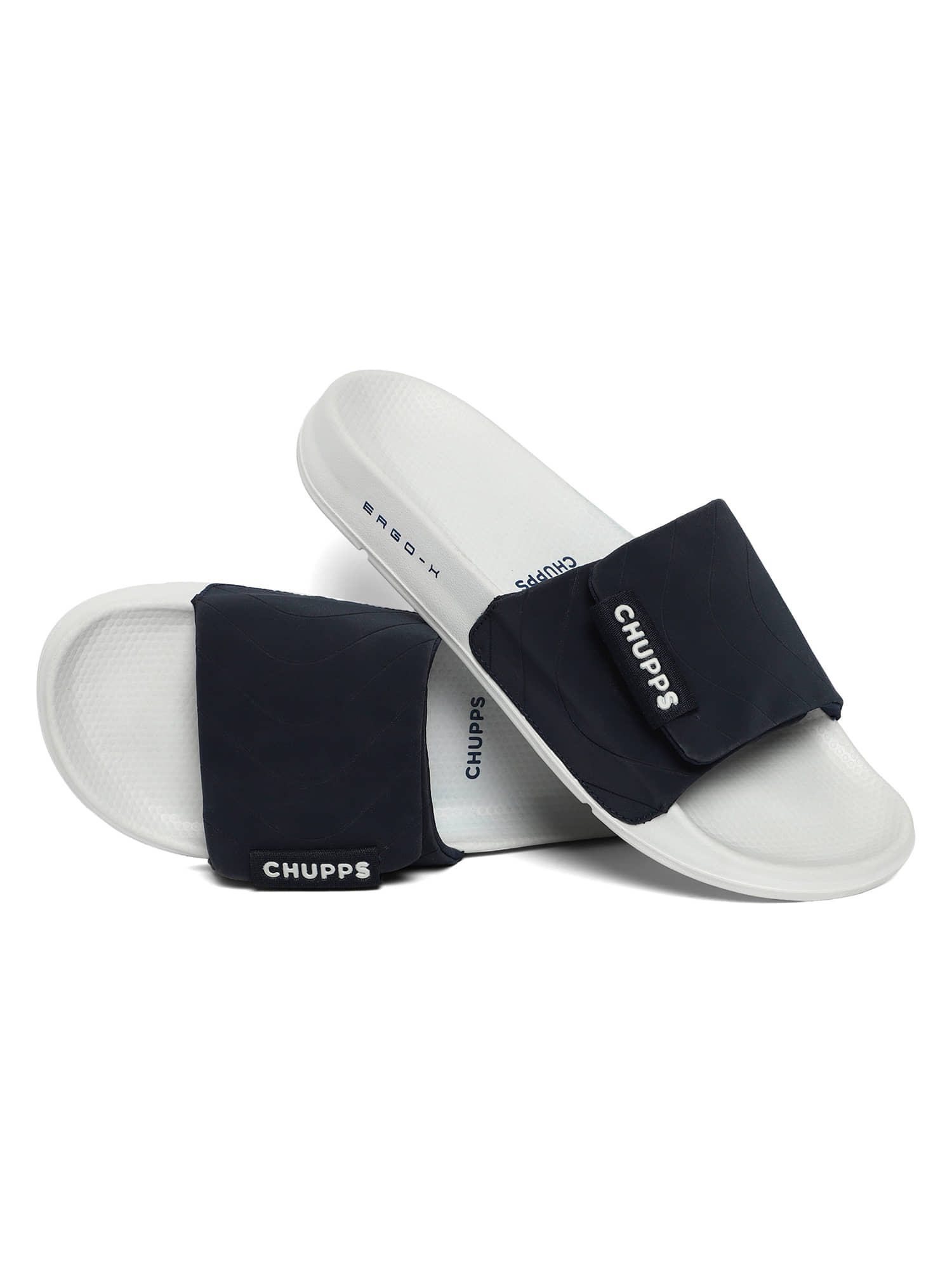 CHUPPS Navy blue Men's Slide Flip Flop