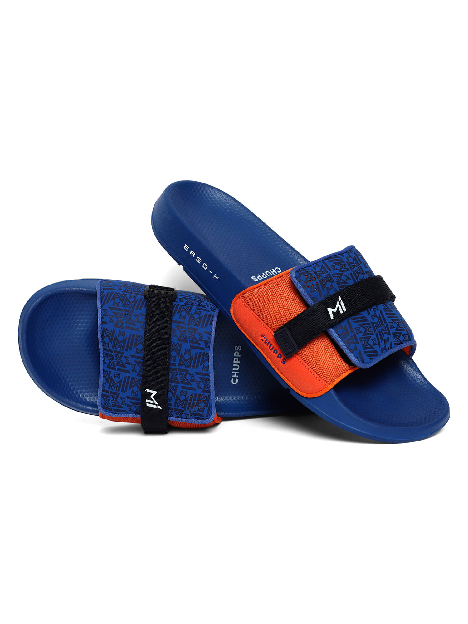 CHUPPS Orange Men's Slide Flip Flop