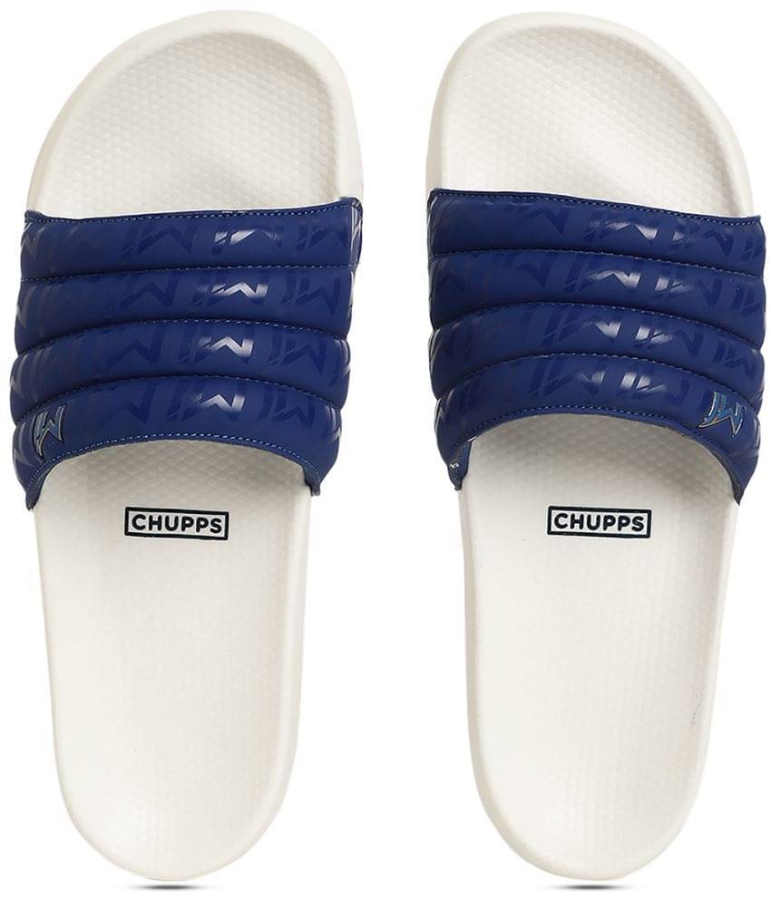     			CHUPPS White Men's Slide Flip Flop