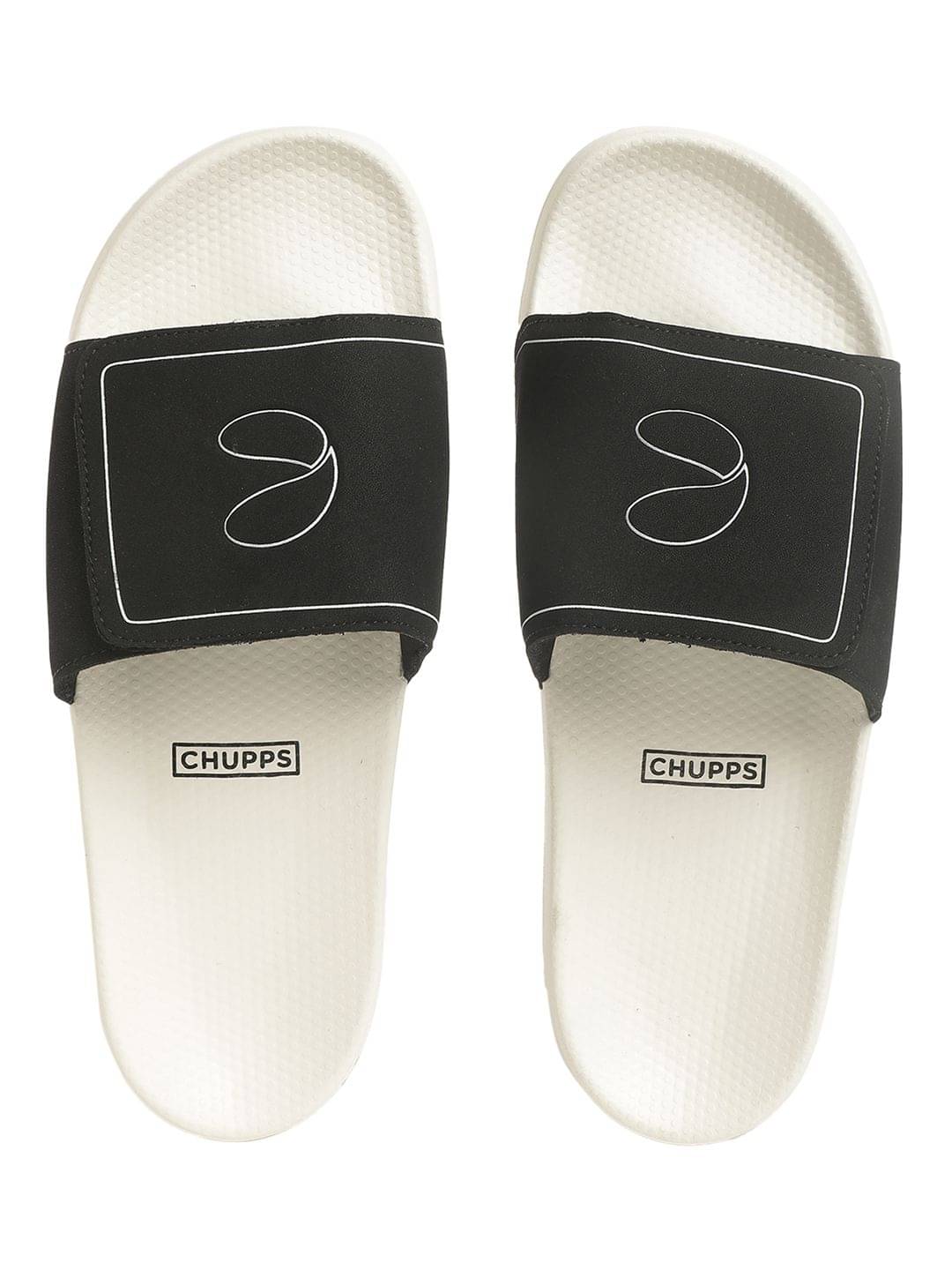     			CHUPPS White Men's Slide Flip Flop