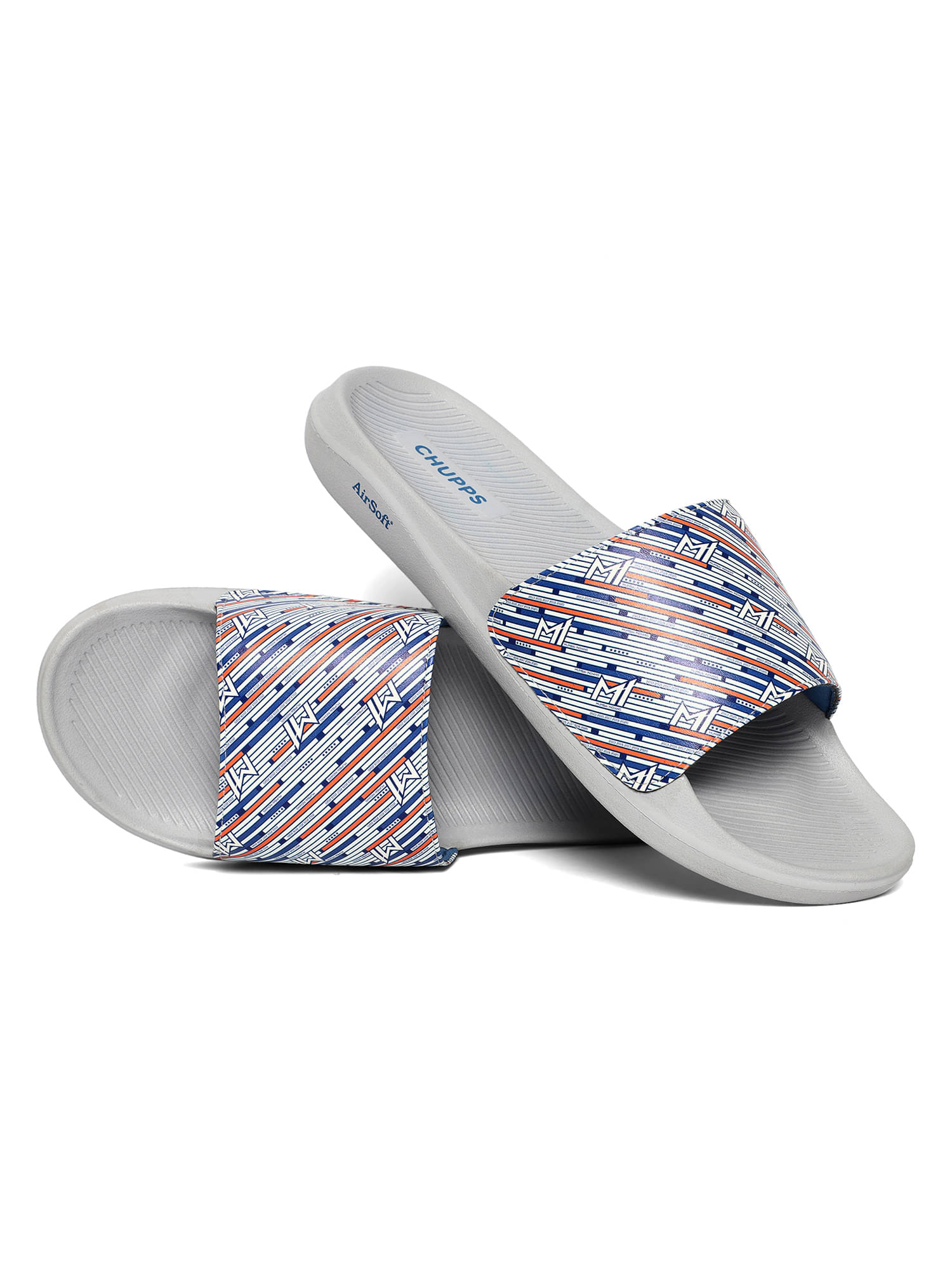     			CHUPPS White Men's Slide Flip Flop