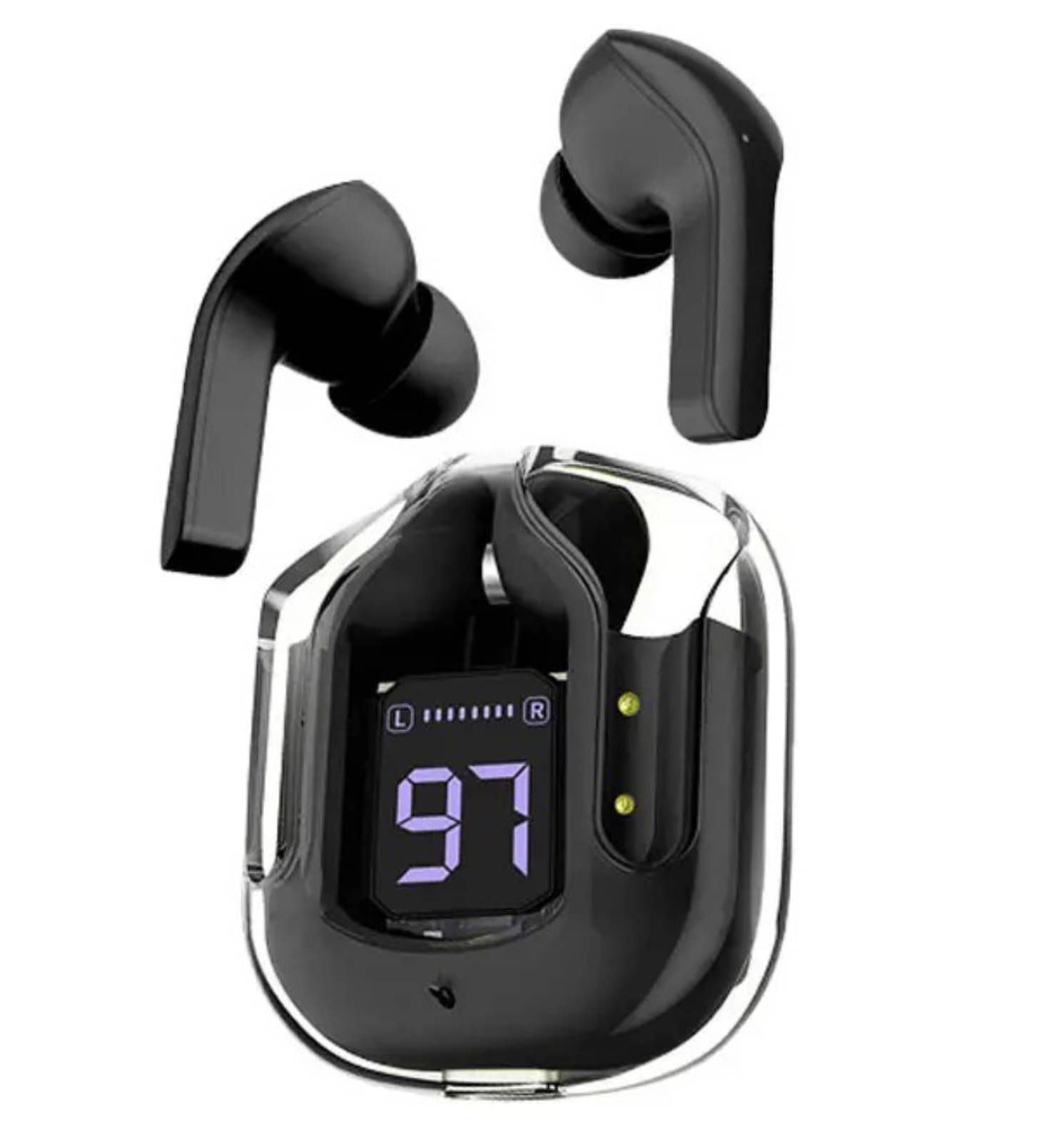     			COREGENIX Ultrapods Bluetooth True Wireless (TWS) In Ear 8 Hours Playback Powerfull bass IPX4(Splash & Sweat Proof) Black