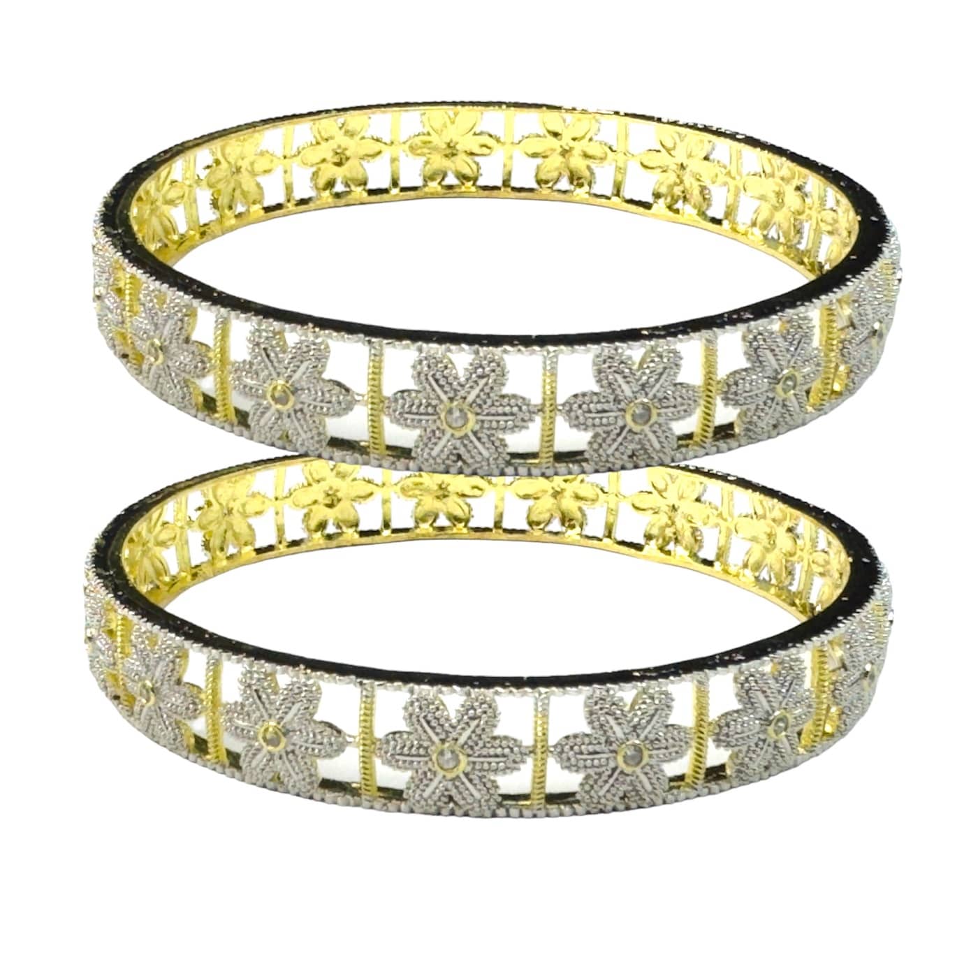 Charms Gold Kada Set ( Pack of 1 ) - Bangles & Bracelets | Buy online on ZillyBuy